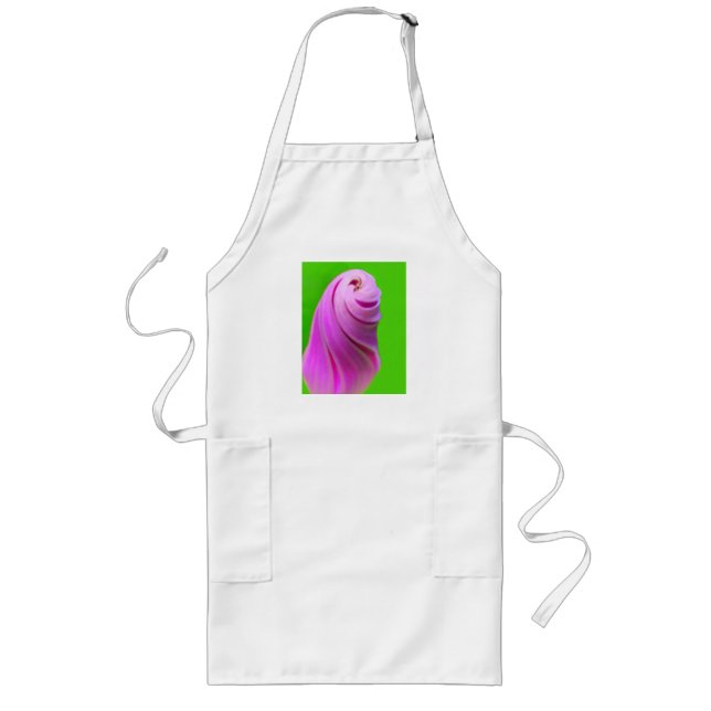 Tablier Long Bourgeon de Volubilis Pourpre (Devant)