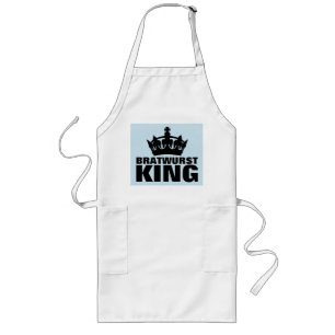 TABLIER LONG BRATWURST KING DAD MARI CUISINE APRON