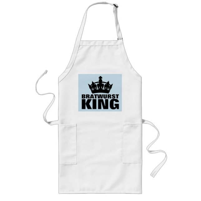 TABLIER LONG BRATWURST KING DAD MARI CUISINE APRON (Devant)
