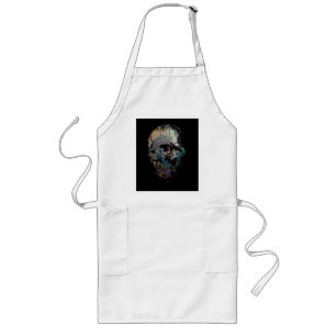TABLIER LONG CADEAU D'HALLOWEEN SQUELETTE OEIL DE CRÂNE
