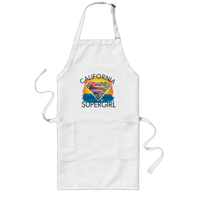 Tablier Long California Supergirl Sunset Graphic (Devant)