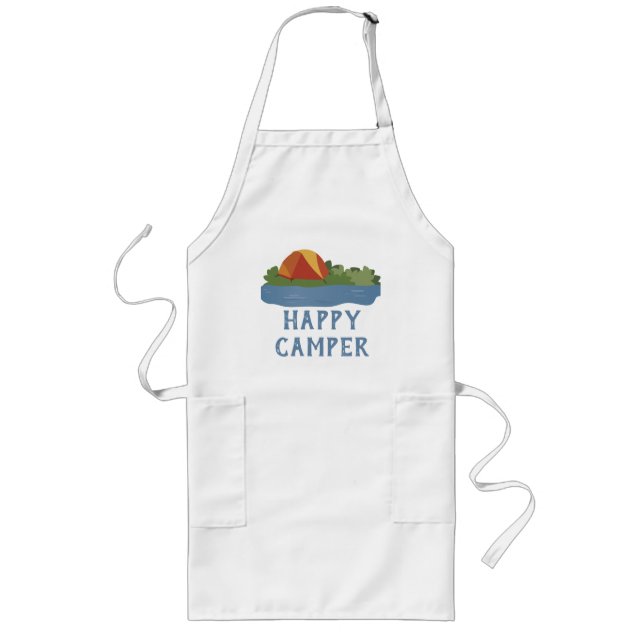 Tablier Long Camper Happy Personnalisable (Devant)