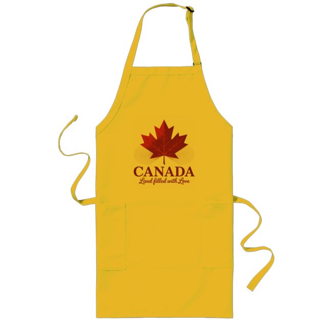 Tablier Long Canada – Terre remplie d'amour T-Shirt | Sincère (Devant)