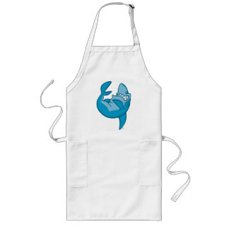 Tablier Long Caricature Shark retour riant Apron