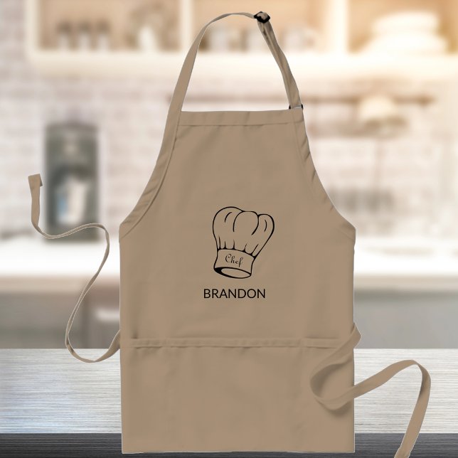 Tablier Long Casquette de chef personnalisée pour grillades (Créateur téléchargé)