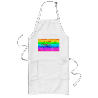 Tablier Long C'est tout sur l'amour arc-en-ciel 03