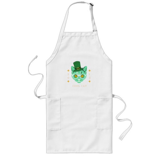 Tablier Long Chat Cool Apron (Devant)