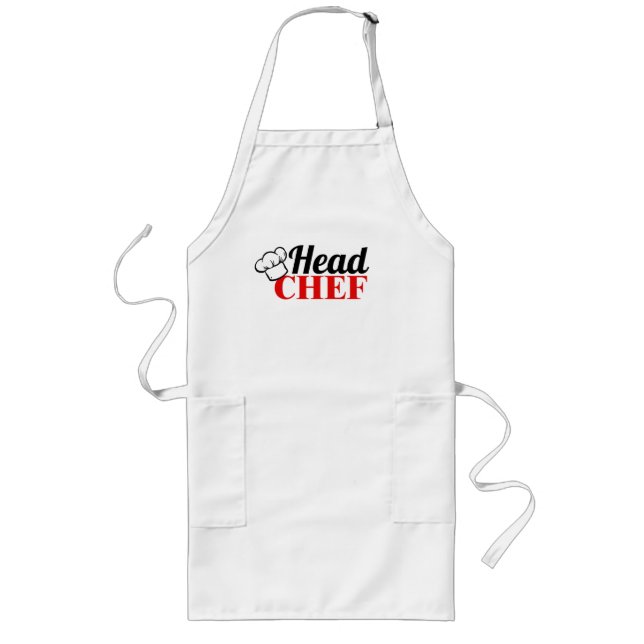 TABLIER LONG CHEF DE CUISINE (Devant)