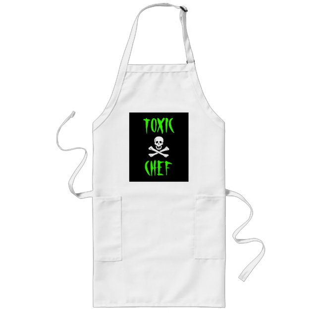 Tablier Long Chef toxique (Devant)