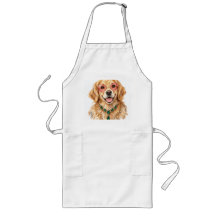 Chien Golden Retriever à l'aquarelle | Art pour am