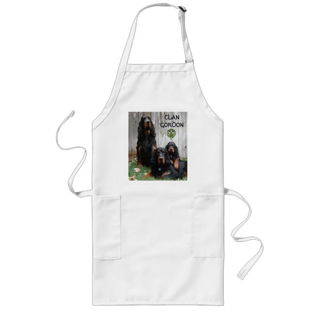 Tablier Long CLAN GORDON, Gordon Setter Generations Apron (Devant)