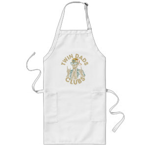 Tablier Long Club des papas jumeaux squelettes