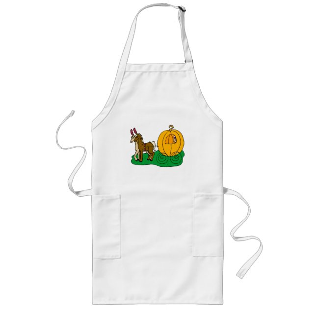 Tablier Long Coach Citrouille Mariage Fairytale (Devant)