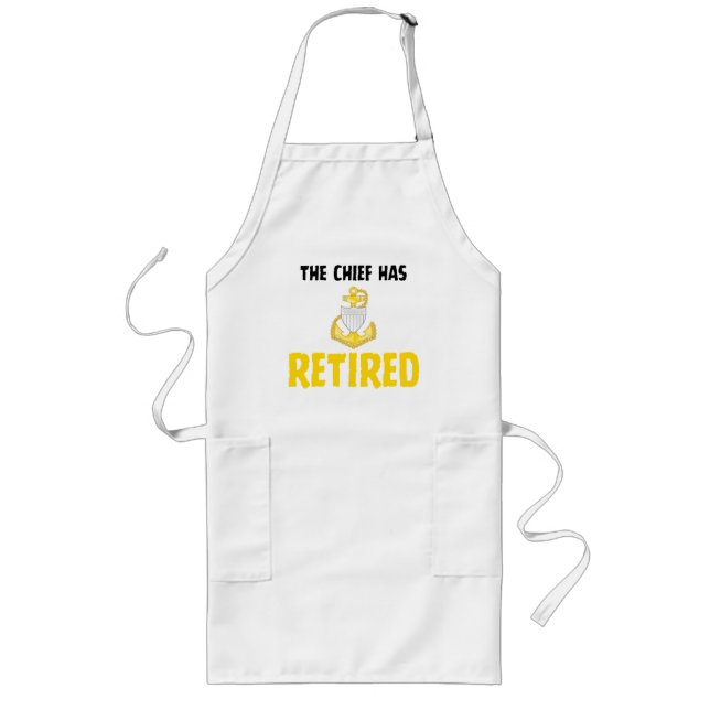 Tablier Long Coast Guard Chief Retired (Devant)