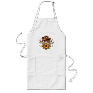 Tablier Long Conception de cowgirl tournesol maman western