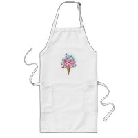 Cône rose Sakura crème glacée gaufre