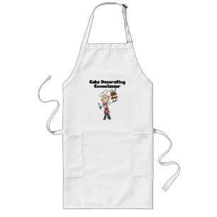 Tablier Long Connaisseur masculin de décoration de gâteaux