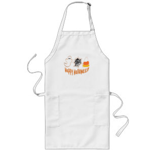 Tablier Long Cookies de Halloween Boulangerie Pâtisserie  Bonbo