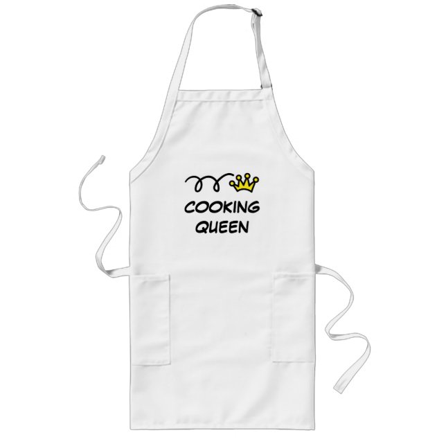 Tablier Long Cooking Queen Aprons (long) (Devant)