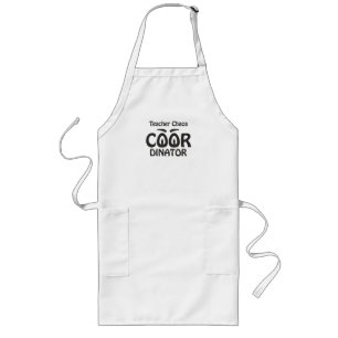 Tablier Long Coordonnateur de chaos enseignant - Éducateur funk
