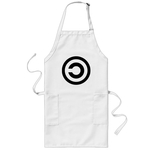 Tablier Long Copyleft - l'information veut être libre (Devant)