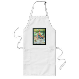 Tablier Long Coq Henpecé par Hen