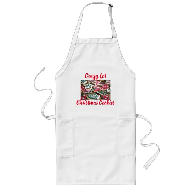 Tablier Long Crazy For Christmas Cookies Apron (Devant)