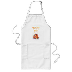 Tablier Long Création de gâteau sucré