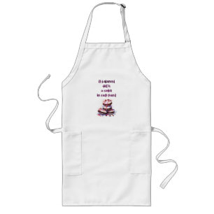 Tablier Long Création de gâteau sucré