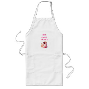 Tablier Long Création de gâteau sucré
