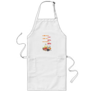 Tablier Long Création de gâteau sucré