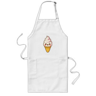 Tablier Long Crème glacée Kawaii douce