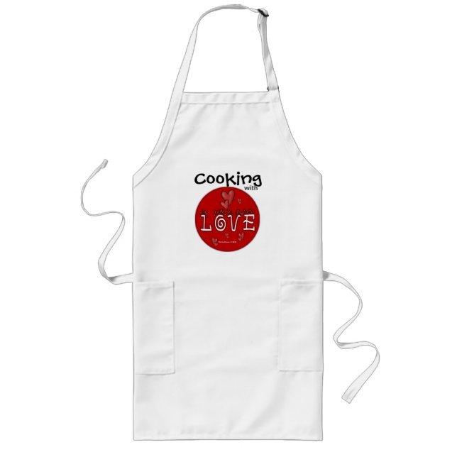 Tablier Long Cuisine avec amour - Apron (Devant)