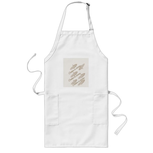 Tablier Long Cuisine est Divine Corn Apron (Devant)