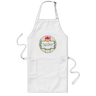 Tablier Long Cupcake Bakery Cloud Espace personnalisé