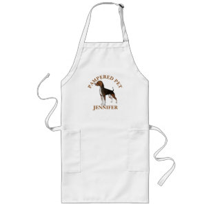 Tablier Long Customized Beagle Pet Groomer Apron