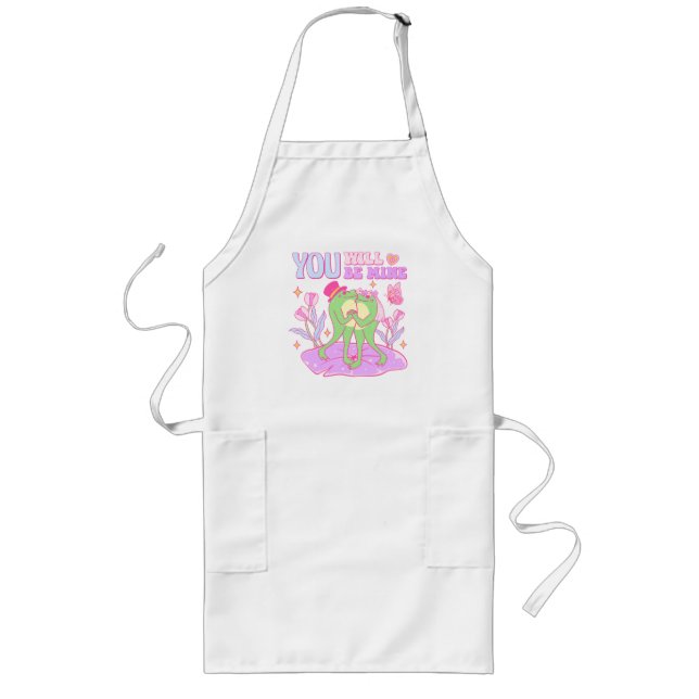 Tablier Long Cute Frog - Vous Serez À Moi (Devant)