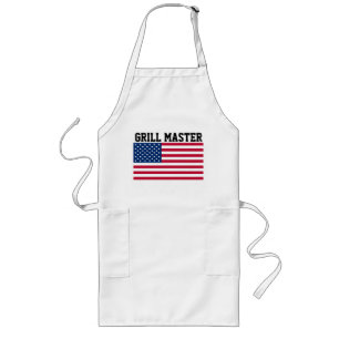 Tablier Long DAD 4TH JULY GRILL MASTER Aprons