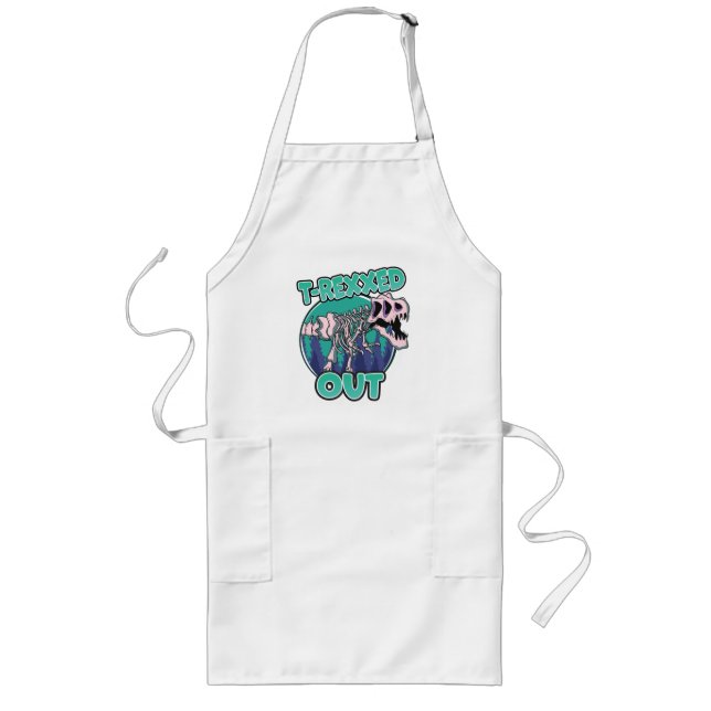 Tablier Long Dinosaure T-Rexxed Out (Devant)