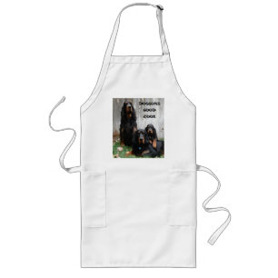 Tablier Long DOGONE BON CUISINE, Gordon Setter Peinture Apron