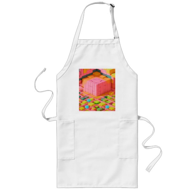 Tablier Long Douceur aux couleurs vives (Devant)