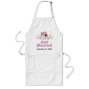 Tablier Long Dove & Rose - T-shirt juste marié
