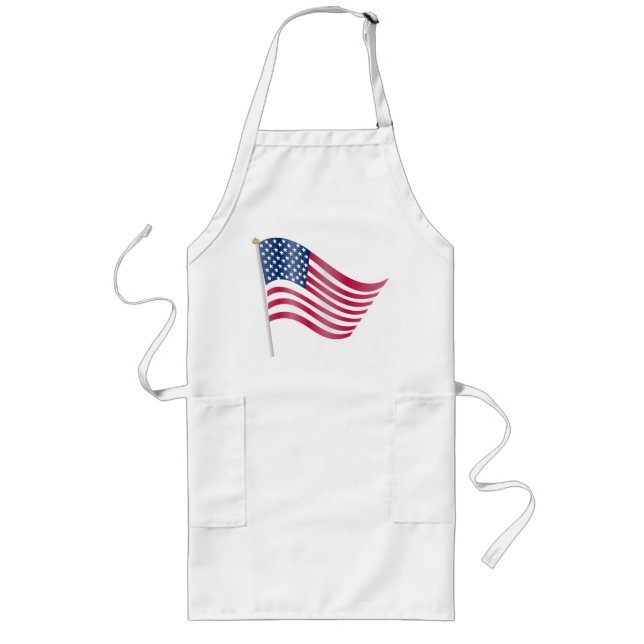 TABLIER LONG DRAPEAU AMÉRICAIN (Devant)