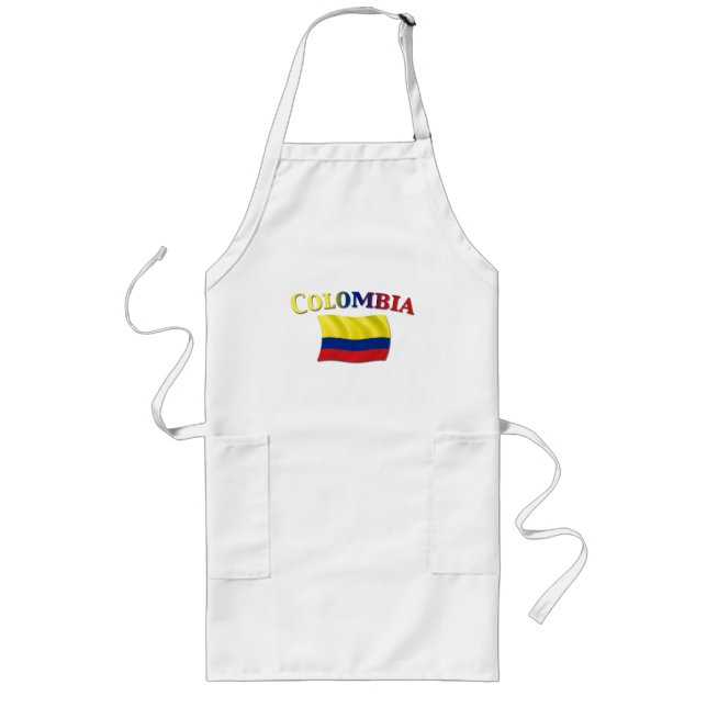 Tablier Long Drapeau colombien 2 (Devant)