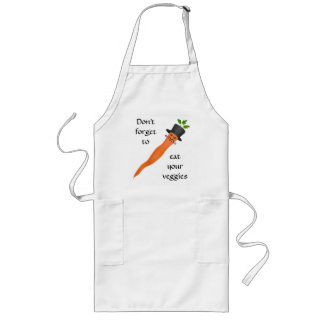 Tablier Long Drôle carotte