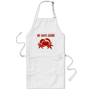 Tablier Long Drôle Nous Avons Des Crabes Apron
