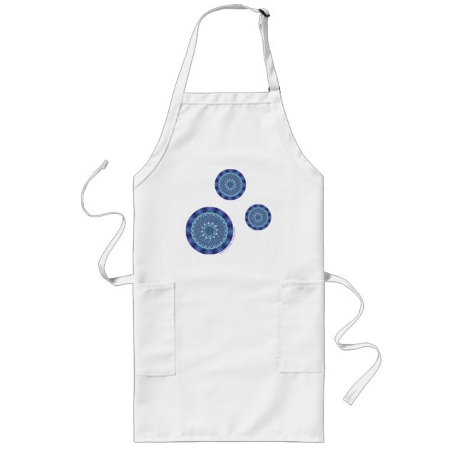 Tablier Long Eau Mandala Apron (Devant)