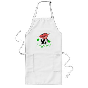Tablier Long Embrasse-moi Je suis Irlandais Apron