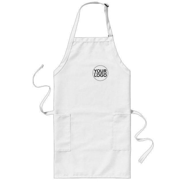 Tablier Long Entreprise de logo personnalisé (Devant)