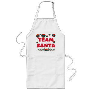 Tablier Long Équipe Père Noël